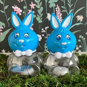 VINTAGE Easter Bunny Banks 6” tall 
Candy holder 80’s 90’s decor Hilco